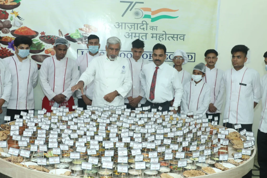 LIMCA BOOK OF RECORDS Attempt event – Prepared 301 Dishes from Different States of India in one Thali