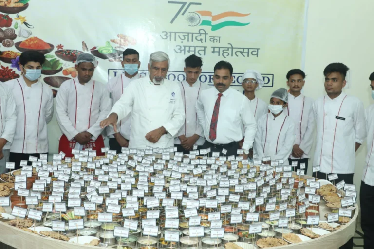 LIMCA BOOK OF RECORDS Attempt event - Prepared 301 Dishes from Different States of India in one Thali – IHMS Kotdwar, photo 2