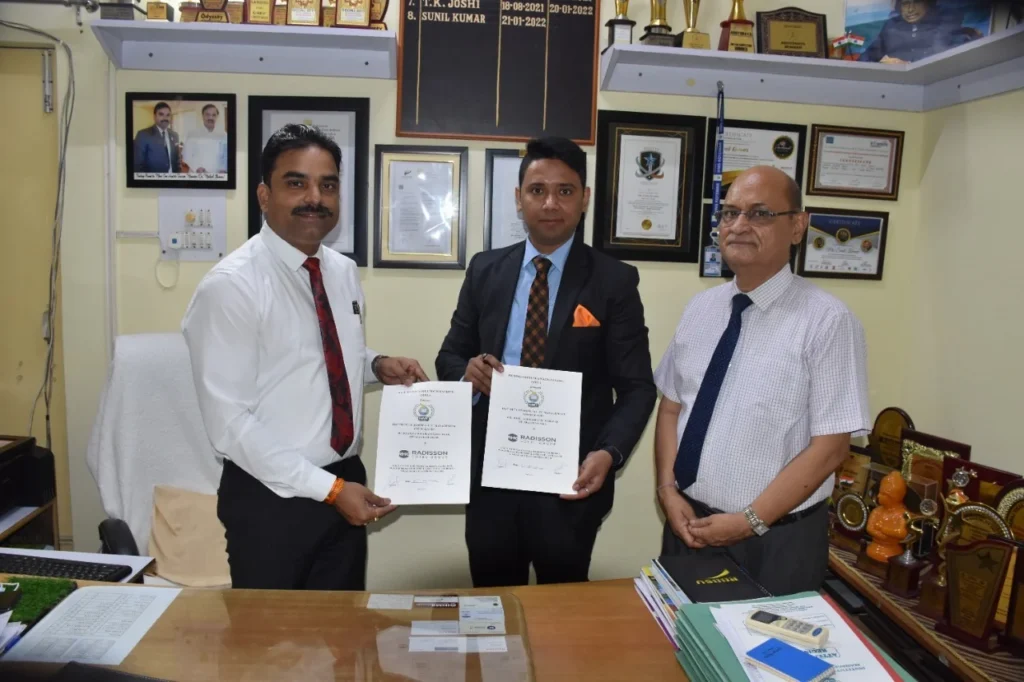 Memorandum of Understanding Signed with Hotel Country Inn & Suites by Radisson, Sahibabad
