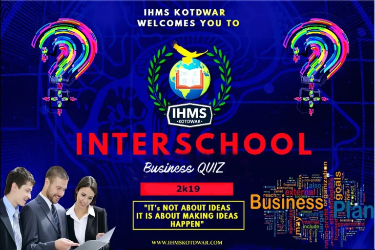 Interschool Business Quiz 2019