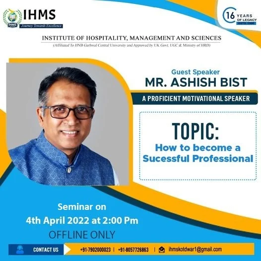 Seminar on “How to Become a Successful Professional”
