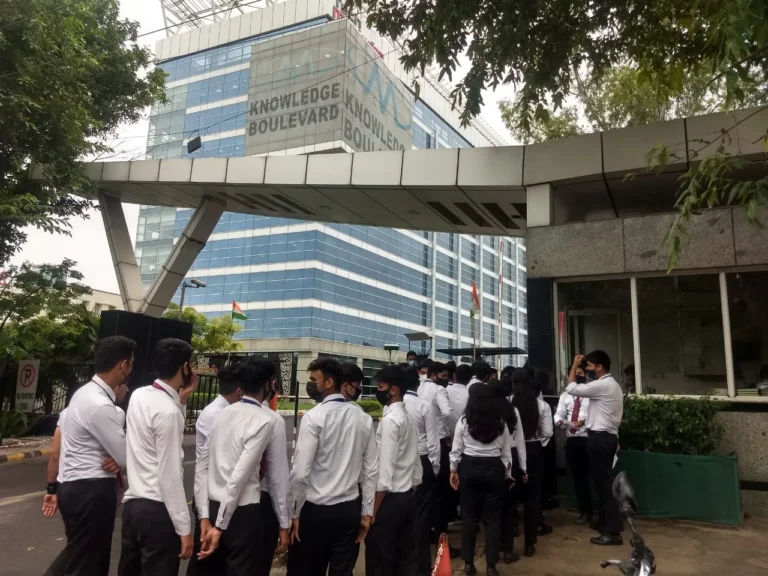 Industrial Tour of BCA and B. Sc. IT students