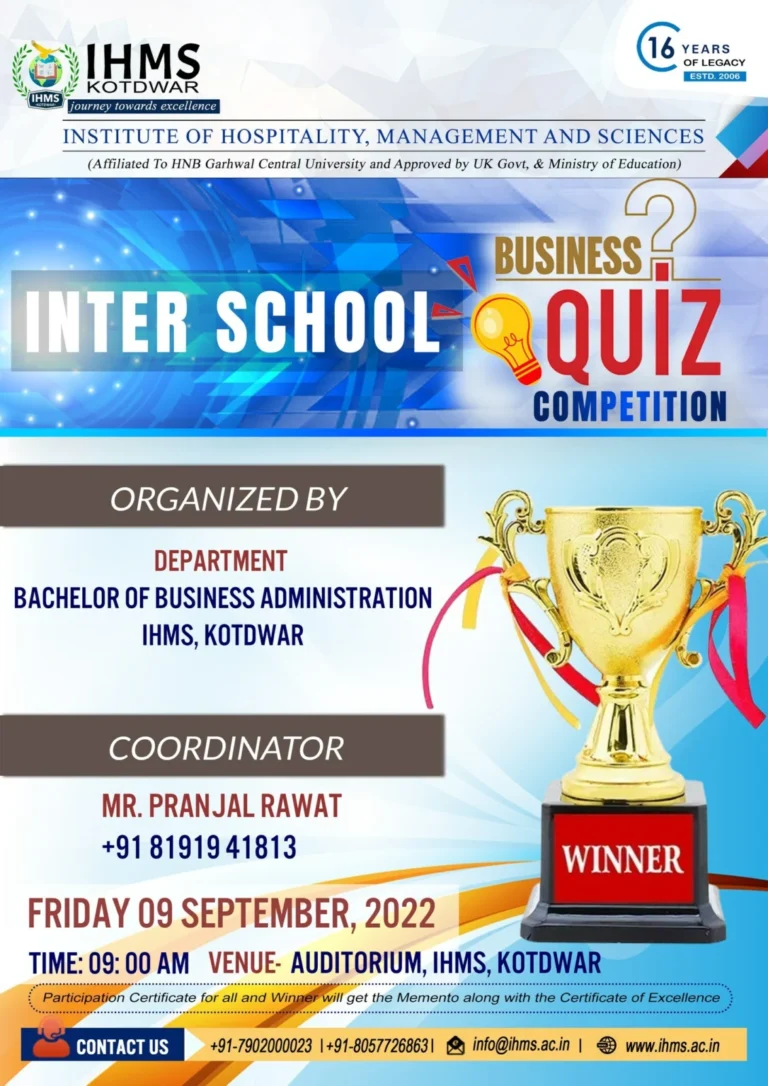 Interschool Business Quiz 2022