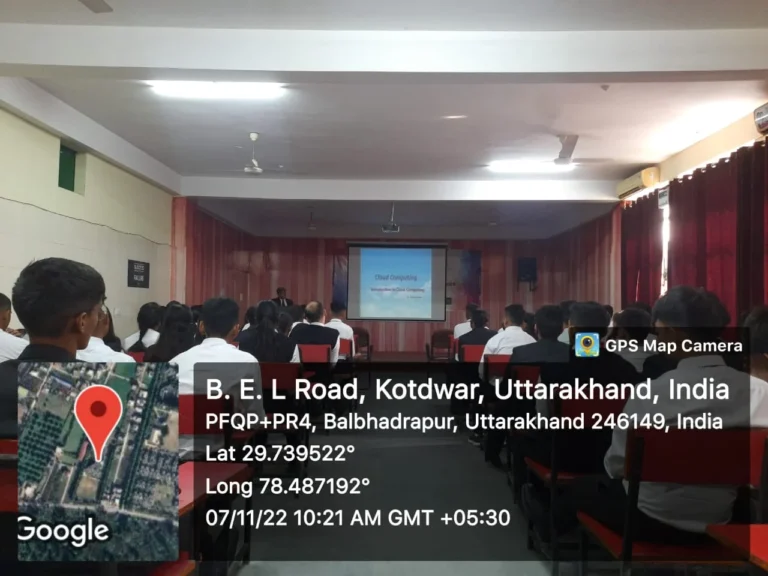 Session on futuristic Cloud Computing in Intelligent Systems – IHMS Kotdwar, photo 2