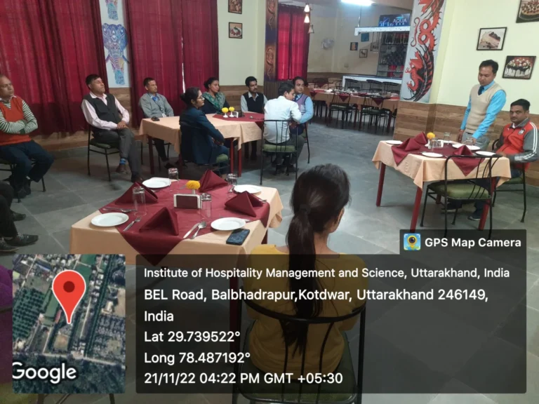 Workshop on Table Etiquette – IHMS Kotdwar, photo 9