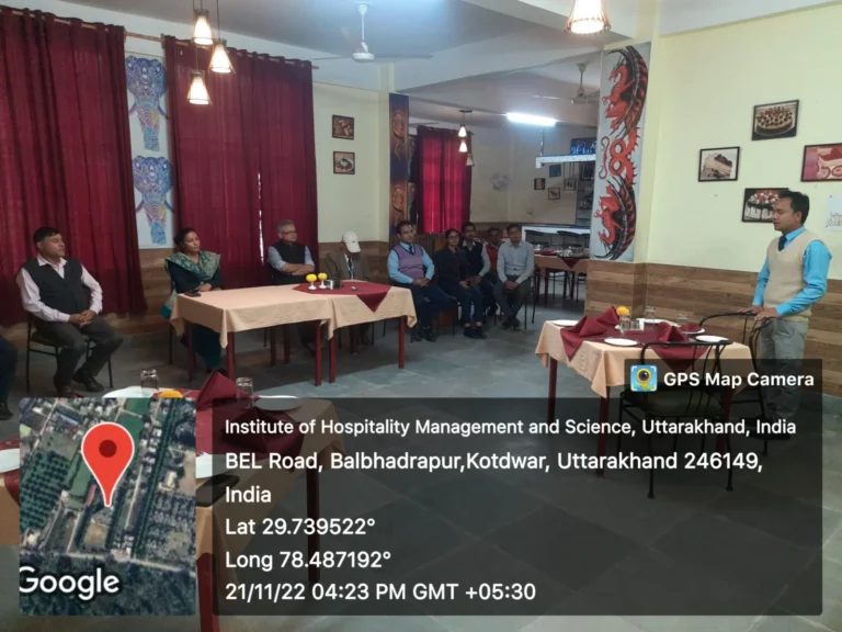 Workshop on Table Etiquette – IHMS Kotdwar, photo 8