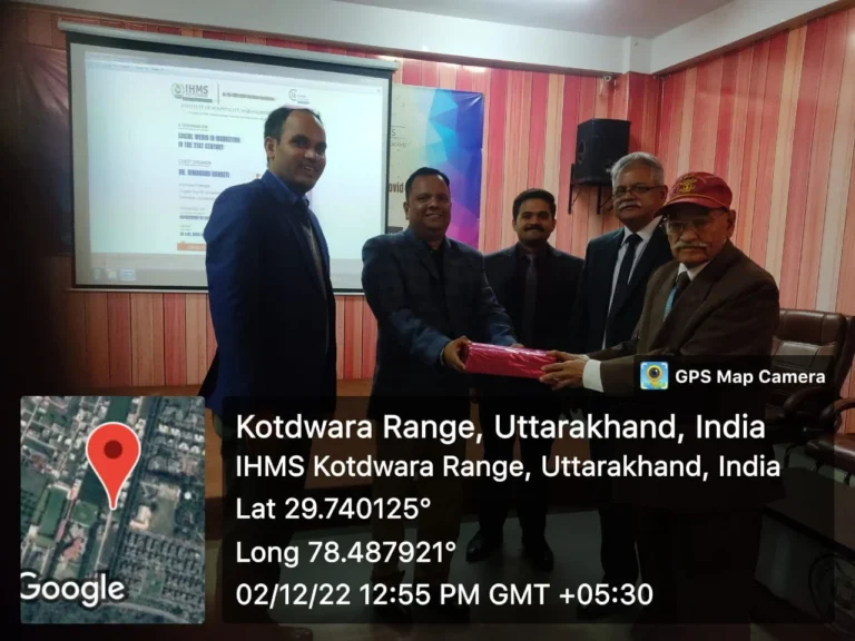 Seminar on "Social Media in Marketing in 21st Century" – IHMS Kotdwar, photo 5