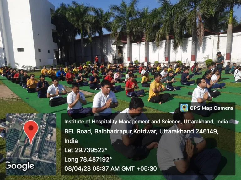 A Yoga workshop was organized IHMS