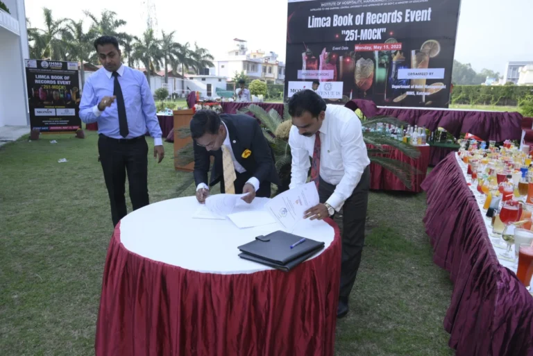 Limca Book of World Record "251-Mocktails" – IHMS Kotdwar, photo 49