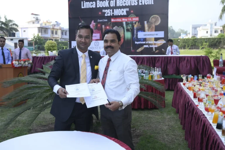 Limca Book of World Record "251-Mocktails" – IHMS Kotdwar, photo 41