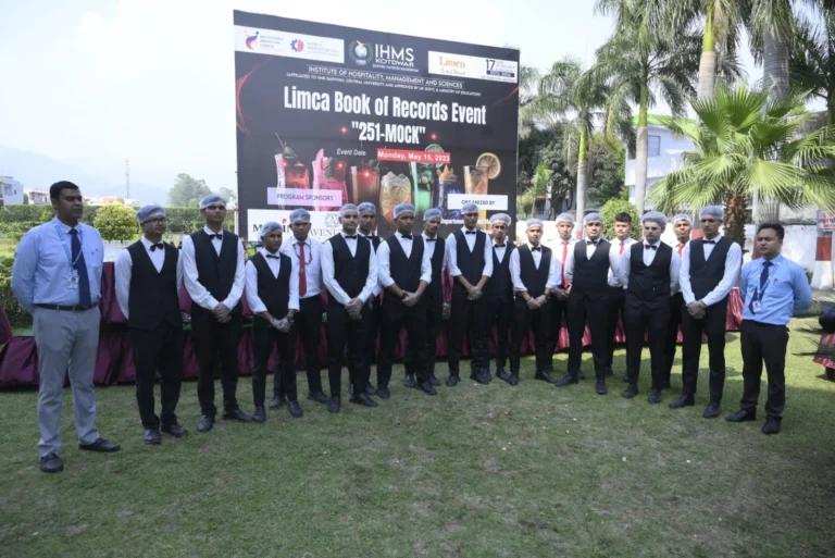 Limca Book of World Record "251-Mocktails" – IHMS Kotdwar, photo 14