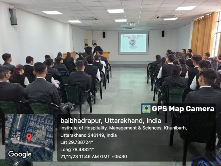 IHMS hosted an enlightening session on the 'Scope of AI in Digital Marketing' – IHMS Kotdwar, photo 1