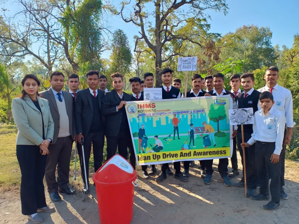 A cleanup drive Organized by IHMS