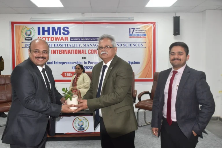 IHMS hosted International Conference "Innovation and Entrepreneurship: In Perspective of Education System (IEPES-2023) – IHMS Kotdwar, photo 56