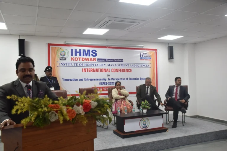 IHMS hosted International Conference "Innovation and Entrepreneurship: In Perspective of Education System (IEPES-2023) – IHMS Kotdwar, photo 43