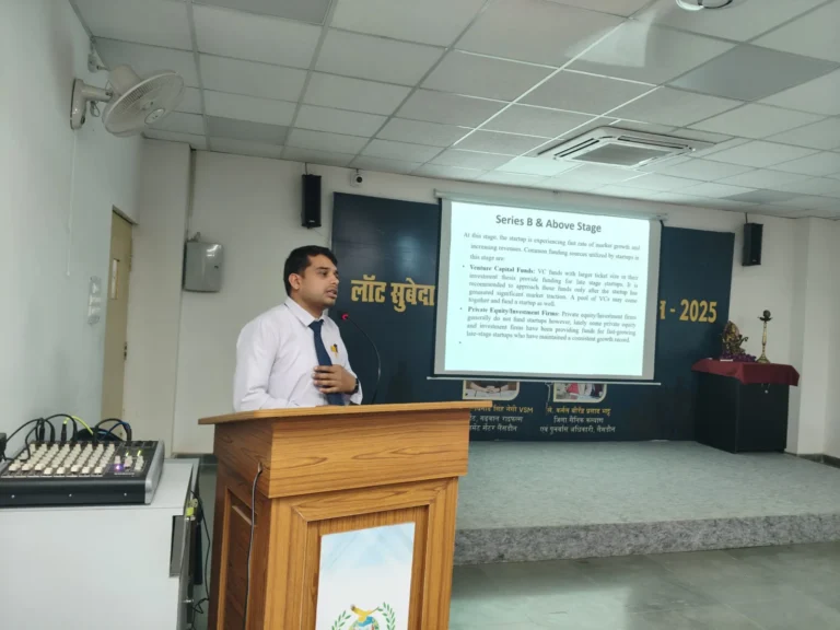 A workshop on “Raising Capital and Managing Finance for Start-ups”