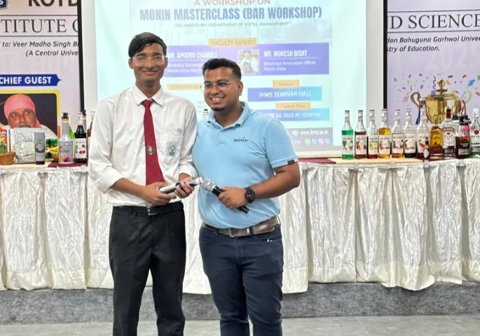 The MONIN MASTERCLASS – Bar Workshop – IHMS Kotdwar, photo 16