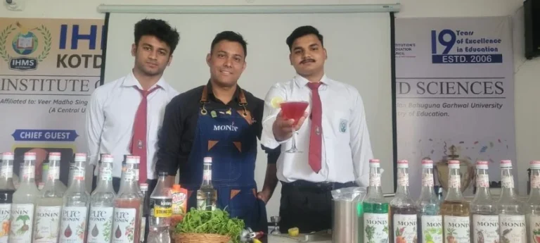 The MONIN MASTERCLASS – Bar Workshop – IHMS Kotdwar, photo 25